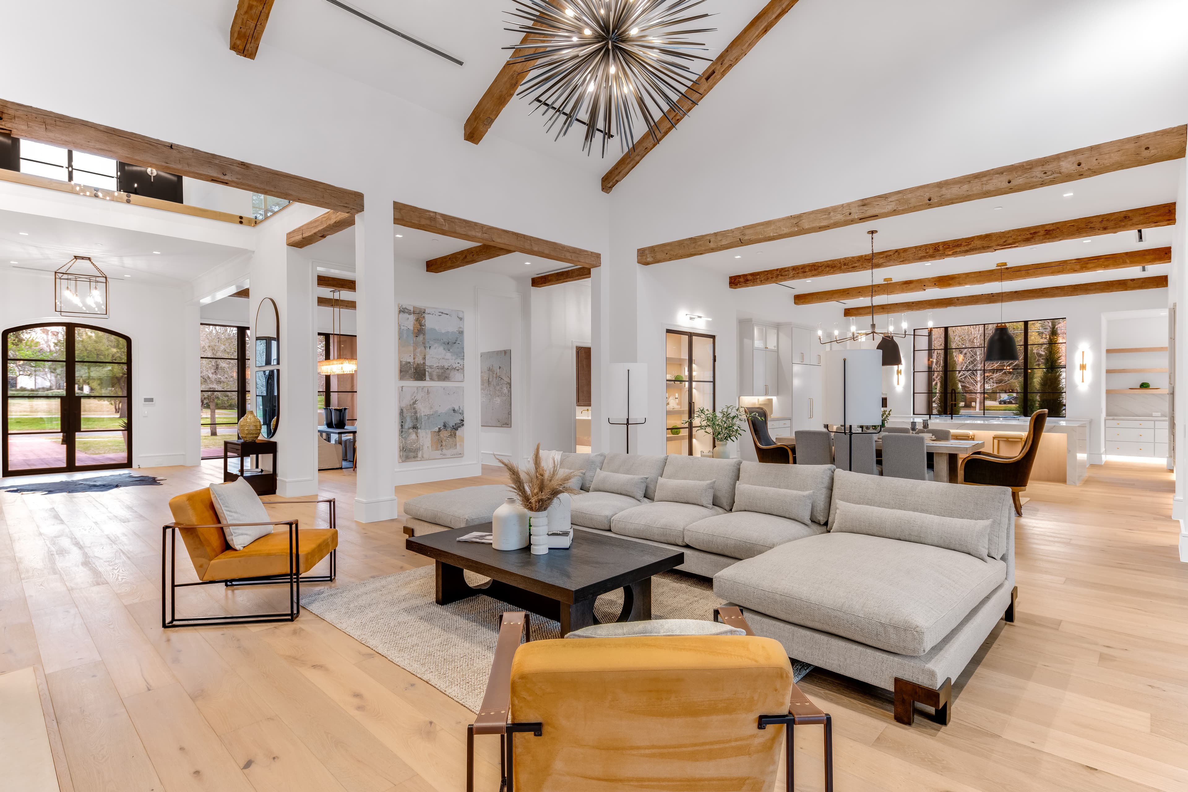 Light-filled interior by Alford Custom Builders